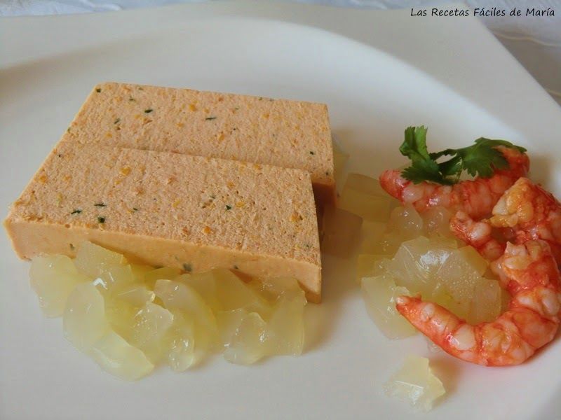 Gelatina de vino blanco para Pastel Frío de Salmón Pastel FrÃo de Salmón con Gelatina de Vino Blanco