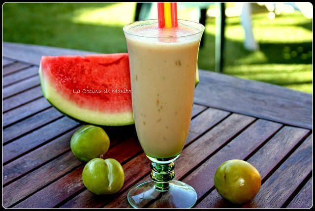 Bebidas y Cremas para el Día Mundial de la Hidratación Batido de Naranja y Sandia Batido de Naranja y Sandia La Cocina de Masito