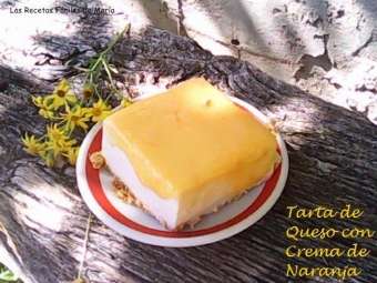 Tarta de Queso (Cheesecake) con Crema de Naranja para Llevar