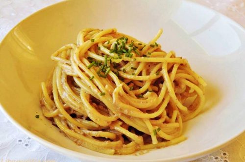 Espaguetis con Foie-Gras