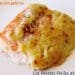 salmón con galeras gratinado