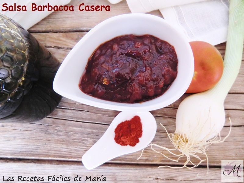 salsa barbacoa casera bbq salsa barbecue Las Recetas Fáciles de María