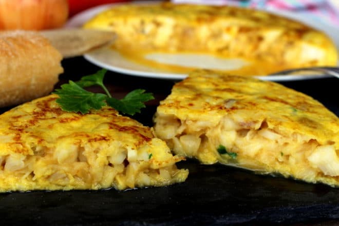 Tortilla de Bacalao y Cebolla Carameliza La Cocina de Masito Comidas rápidas con pescado para niños